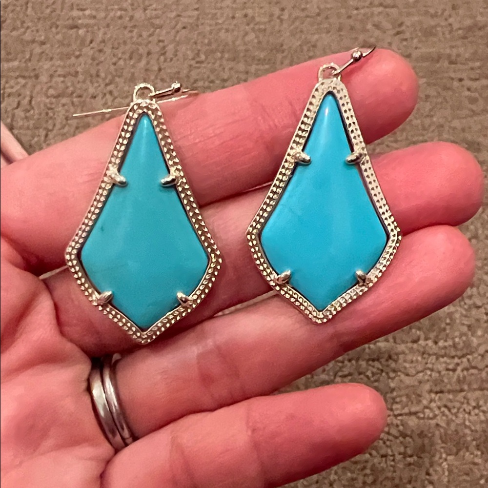Kendra Scott Turquoise Geometric Earrings